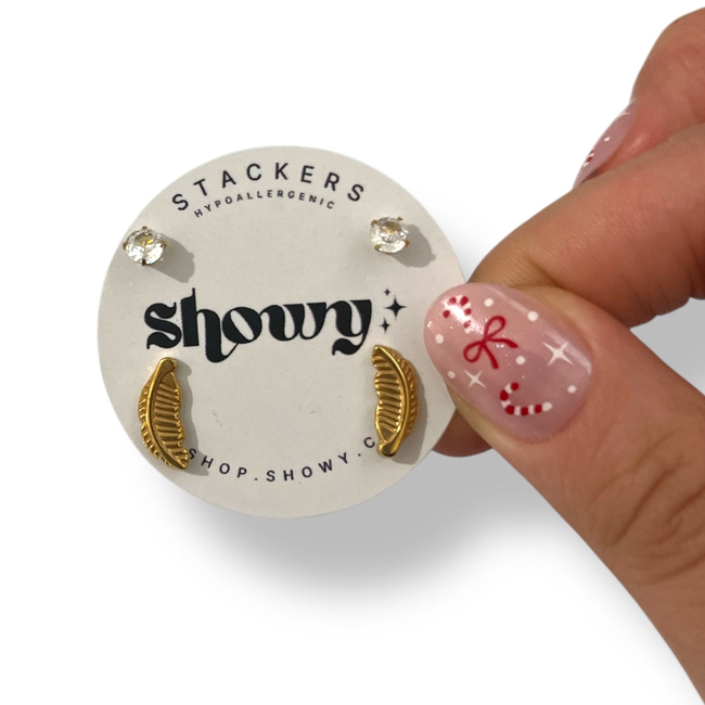 Hypoallergenic Stacker earrings-gallery-44864392397058