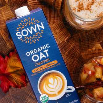 SOWN Salted Caramel Organic Oat Creamer
