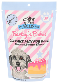 Barley's Bakes Dog Cupcake Mix - Peanut Butter by The Bear & The Rat