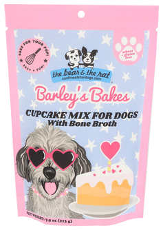 Barley's Bakes Cupcake Mix for Dogs - Bone Broth by The Bear & The Rat