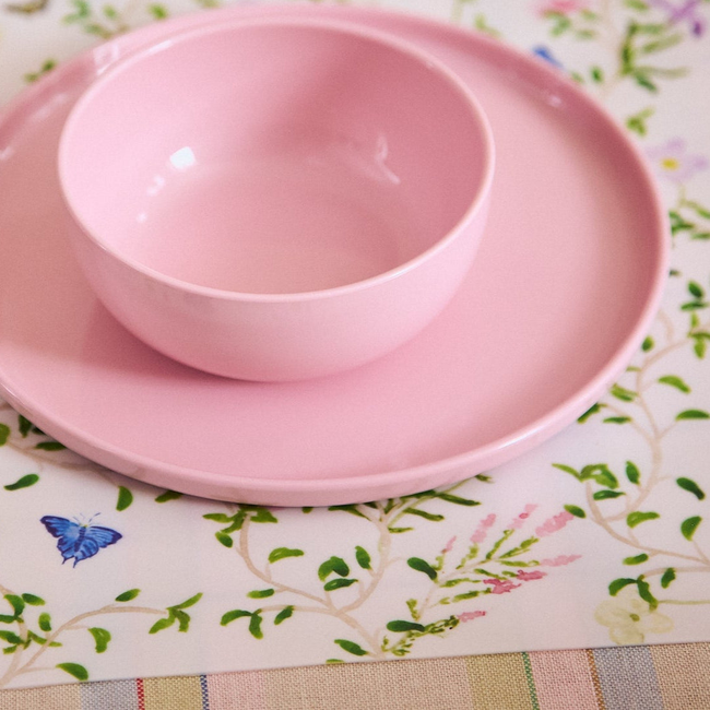 4 Plate Set | Pink-gallery-33390778974282