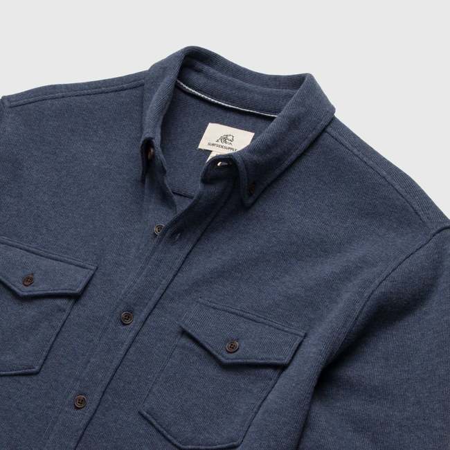 Rex Soft Knit Shirt - Navy Heather-gallery-44067647619330
