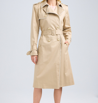 Vanna Pearl Trench Coat
