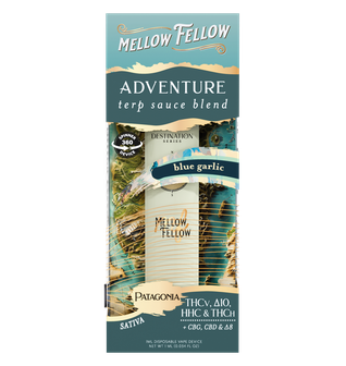 Adventure Blend - Patagonia - Terp Sauce 1ml Disposable Vape - Blue Garlic (Sativa)