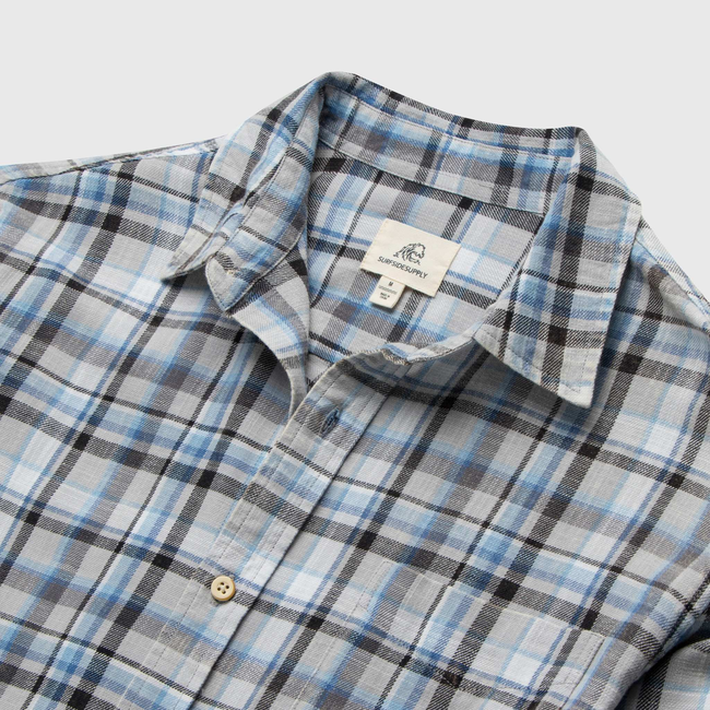 Brian Twill Plaid Shirt - Grey Combo-gallery-42414216085762