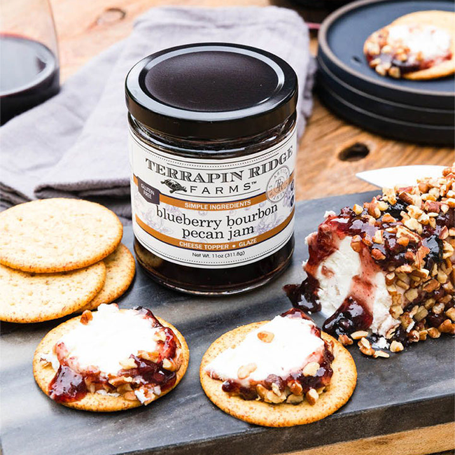 Blueberry Bourbon Pecan Jam - Quart-gallery-31185947426881