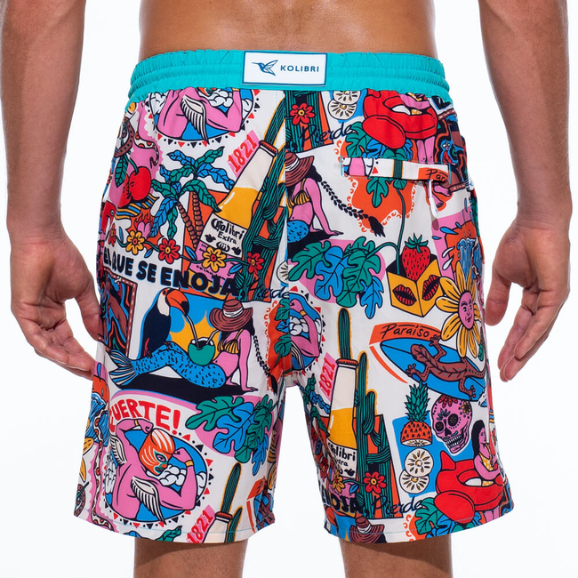 Mens Designer Board Shorts | Fuerte Original Print-gallery-37537955971229