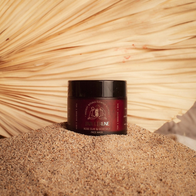 ROSE CLAY & GOAT MILK FACE MASK-gallery-39236767121570