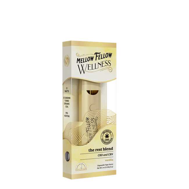 The Rest Blend - 1ml CBD Disposable Vape (Vanilla)-gallery-37475638051022