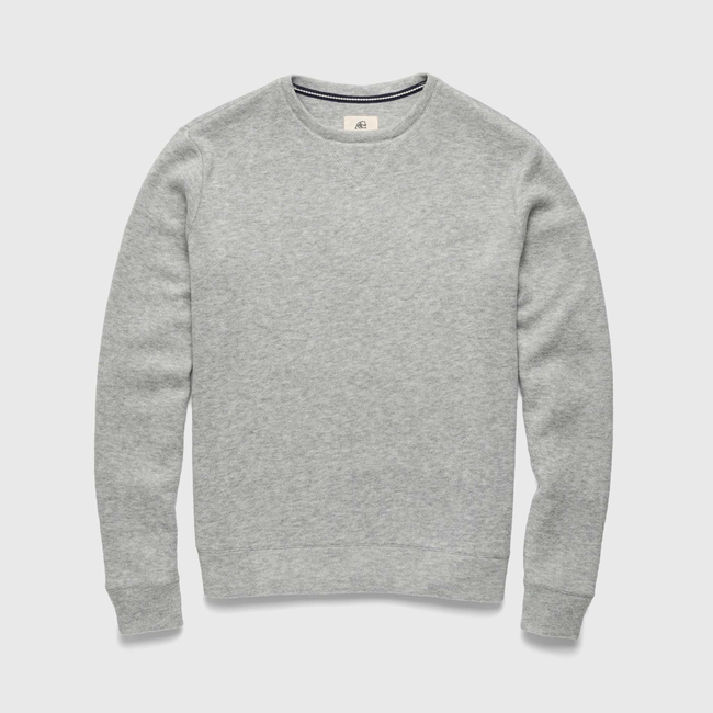 Butch Cashmist Crewneck - Heather Grey-gallery-44025213944066