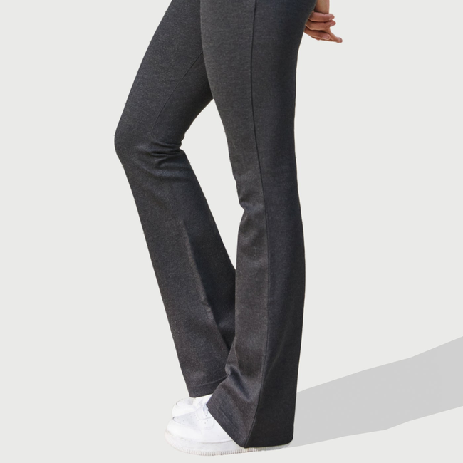 7-Pocket Dress Pant Yoga Pant | Bootcut (Charcoal)-gallery-43739118600444