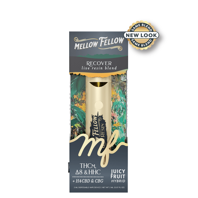 Recover Blend 2ml Live Resin Disposable Vape - Juicy Fruit (Hybrid)-gallery-36989972218062