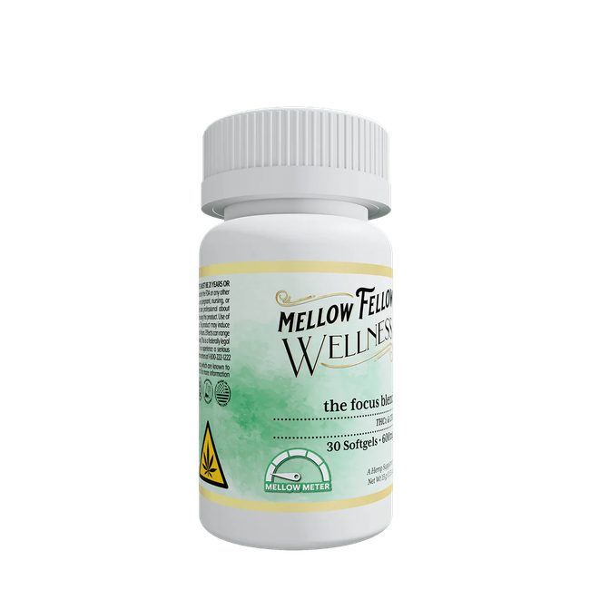 The Focus Blend Softgels - 600mg-gallery-37327686369486