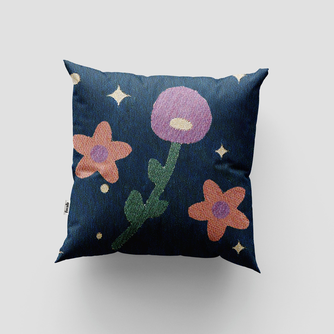 Romance is Dead - Flower Pillow