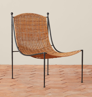 Lacoste Indoor/Outdoor Wicker Lounge Chair