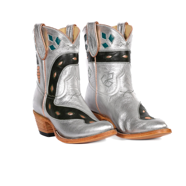 Silver Sneaky Snake Women's Cowboy Boot-gallery-37598095573173