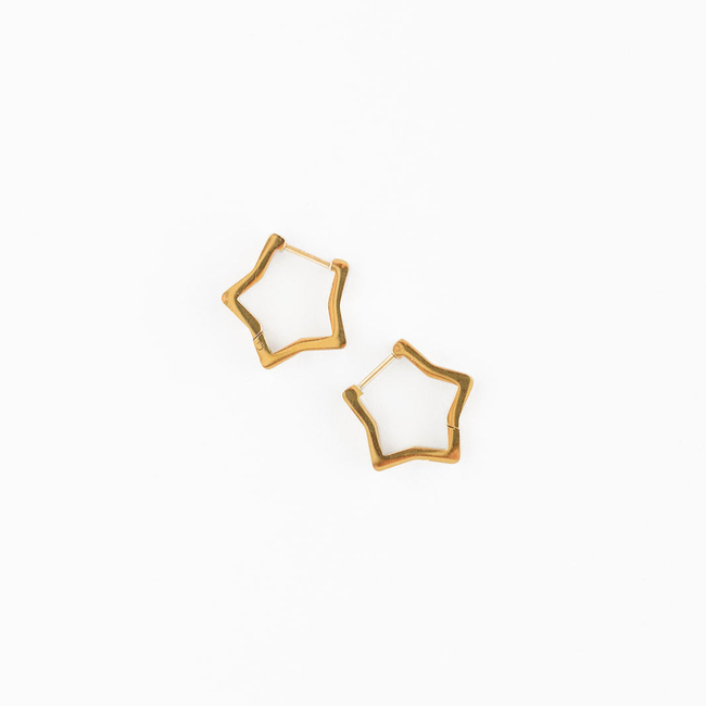 Star Hoop Silver-gallery-36386052440238