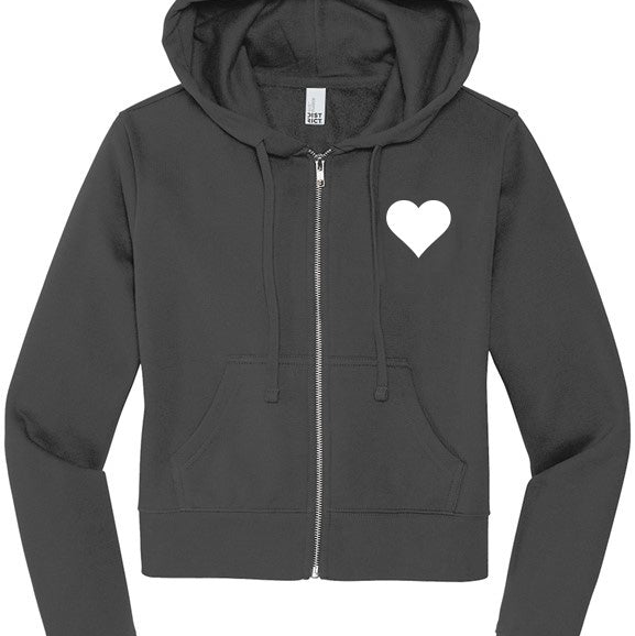 Love All Womens Zip Hoodie-gallery-68006383222865