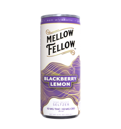 Delta 9 THC + CBD Seltzer Beverage 20MG - Blackberry Lemon