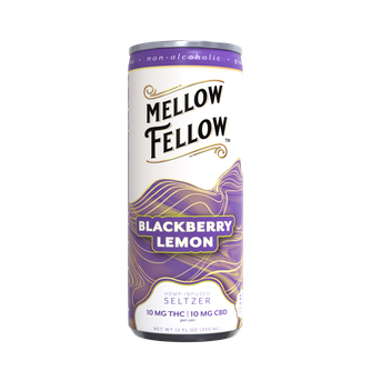 Delta 9 THC + CBD Seltzer Beverage 20MG - Blackberry Lemon