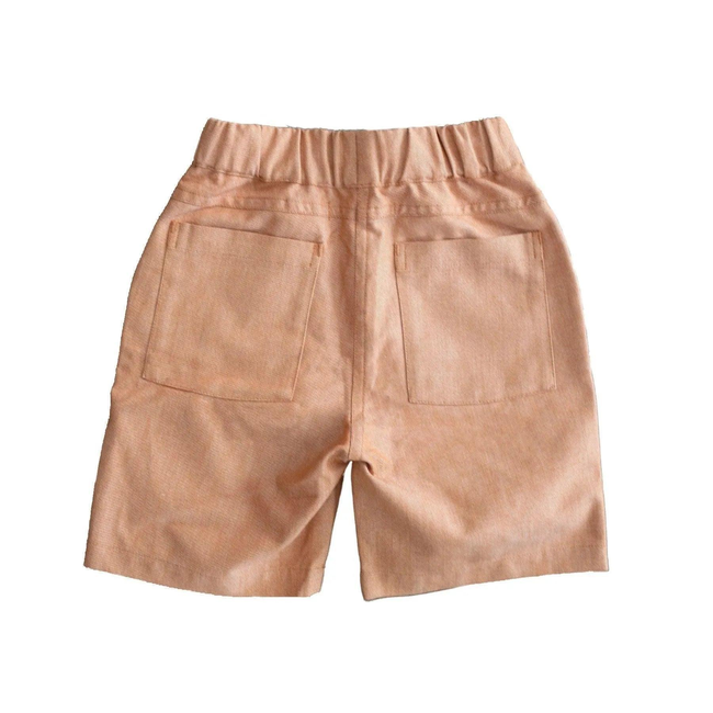 Jules Shorts - Orange Chambray-gallery-44649468887339