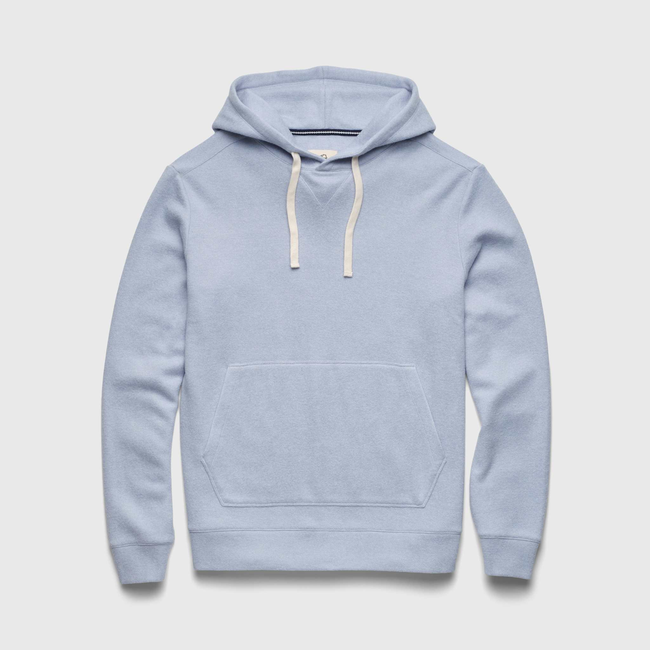 Justin Cashmist Fleece Hoodie - Light Blue Heather-gallery-45068459409666