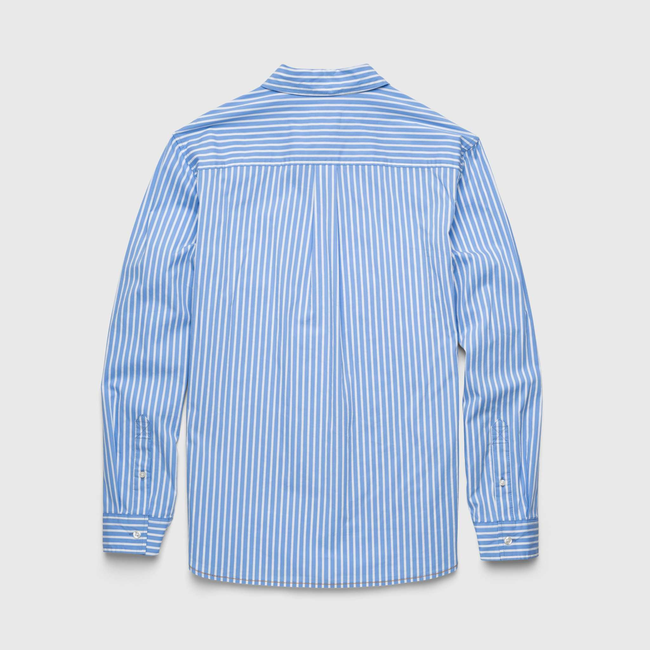 Brian Stripe Shirt - Blue-gallery-42414327628034