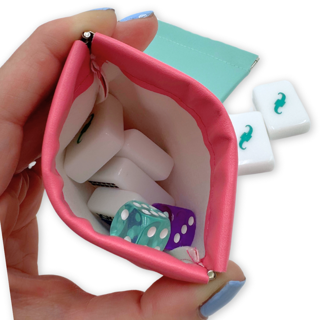 Mahjong Pouch for Tiles, Dice, Coins-gallery-48727068311863