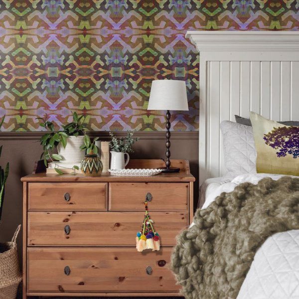 Peel and Stick Wallpaper - Bakuba Lodge / Kola-gallery-30162573164657