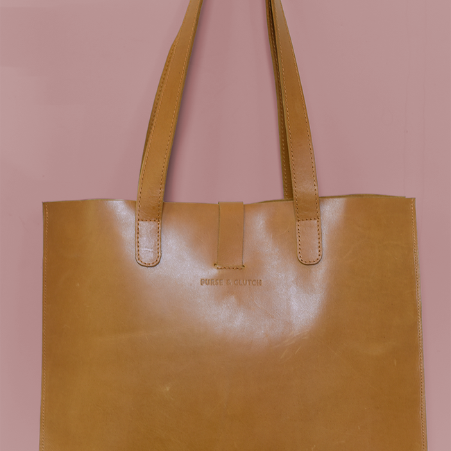 Large Leather Handbag with Laptop Divider-gallery-33207324344386