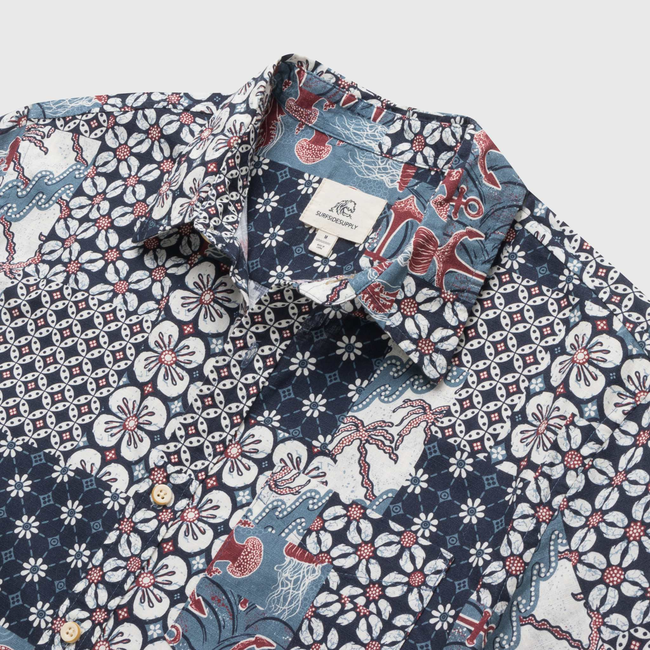 Joey Patchwork Shirt - Blue-gallery-42414963130626