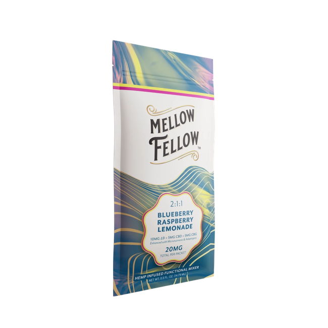 Delta 9 + CBD & CBG Mixers 10pc - Blueberry Raspberry Lemonade-gallery-38665777283278