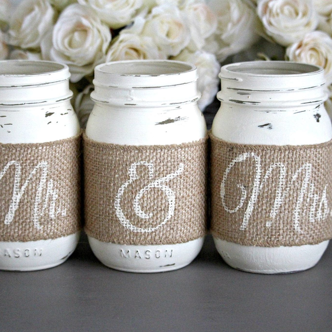 Rustic Wedding Table Decor,Rustic Bridal & Engagement Gift-gallery-8599345287