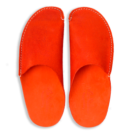 Orange CP Slippers Minimalist