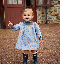 Floral Smocked Dress
