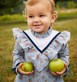 Floral Ruffle Blouse
