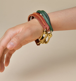 The Cuffs, leather bracelets