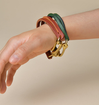 The Cuffs, leather bracelets