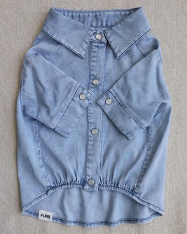 Boot Scootin' Denim Dog Shirt