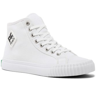 Refresh White Center Hi Top Unisex Canvas Sneaker