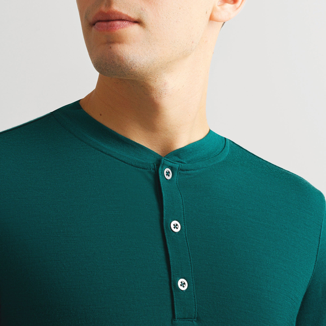 Men's Travel Henley Long Sleeve-gallery-33934709096619