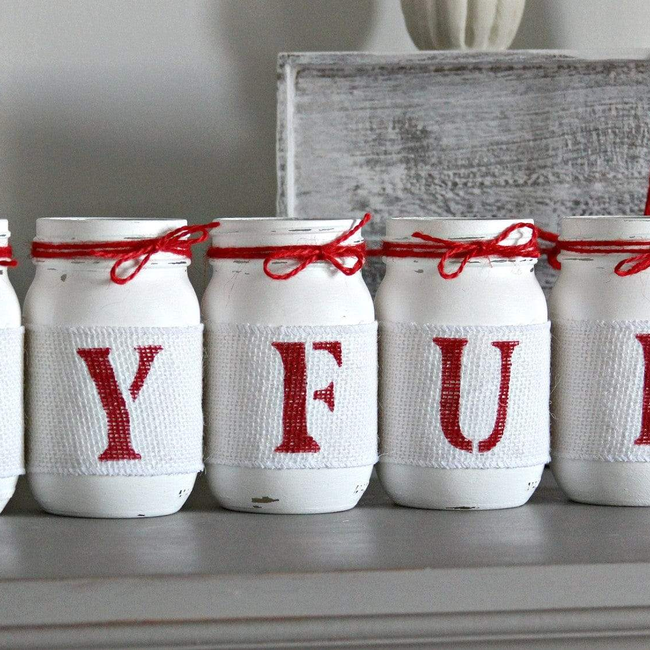 Rustic Christmas Home Decor | Joyful Table Decor - Two Sided-gallery-25957915399