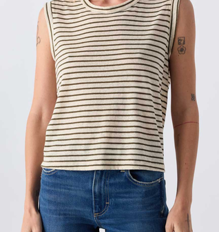 Sleeveless Love Tee <br> Reseda Multi