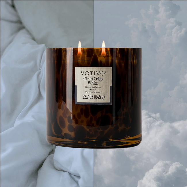 Clean Crisp White Tortoise Candle-gallery-32141509623910