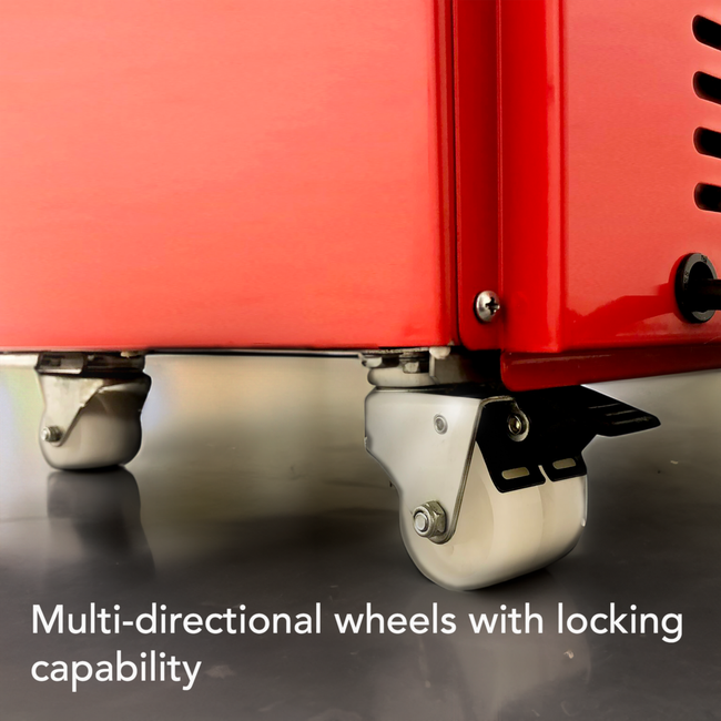 Whynter TBR-185SR 1.8 cu. ft. Portable Toolbox Refrigerator with 2-Drawers and Lock in Red Stainless-gallery-48113106125048