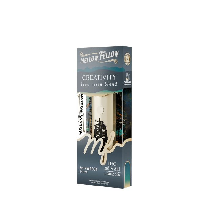 Creativity Blend - Live Resin 1ml Disposable Vape - Shipwreck (Sativa)-gallery-37327697641678