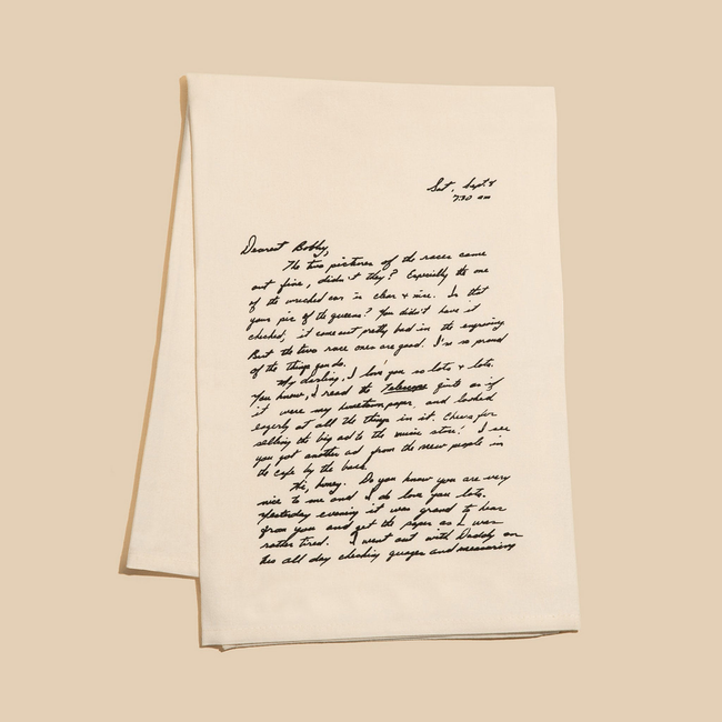 Natural Cotton Custom Handwritten Letters Towel-gallery-43745421656287
