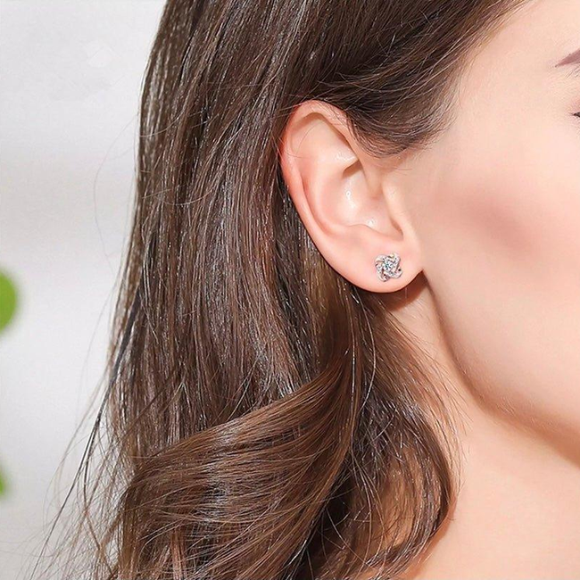 Love Knot Stud Earrings-gallery-30351682502714