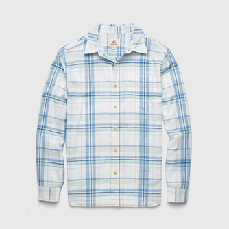 Brian Slub Plaid Shirt - White Combo