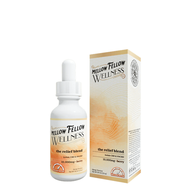 The Relief Blend CBD Tincture - 10,000mg - Berry-gallery-37327690105038